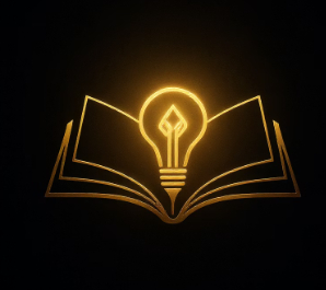 Lumina — illuminated book emblem